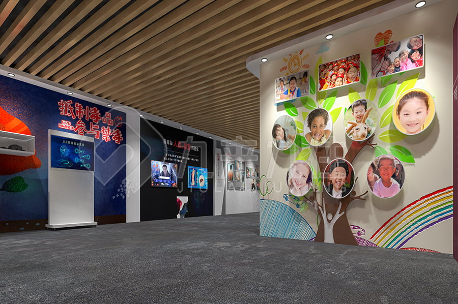智慧禁毒防艾基地，施工單位，毒品預(yù)防教育展廳建設(shè)方案，高科技設(shè)備