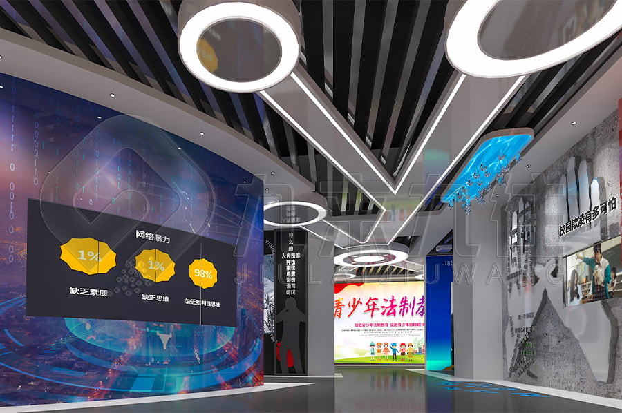 法制展館，法治文化教育展館方案策劃公司，政法委法治教育展館設(shè)計(jì)圖片