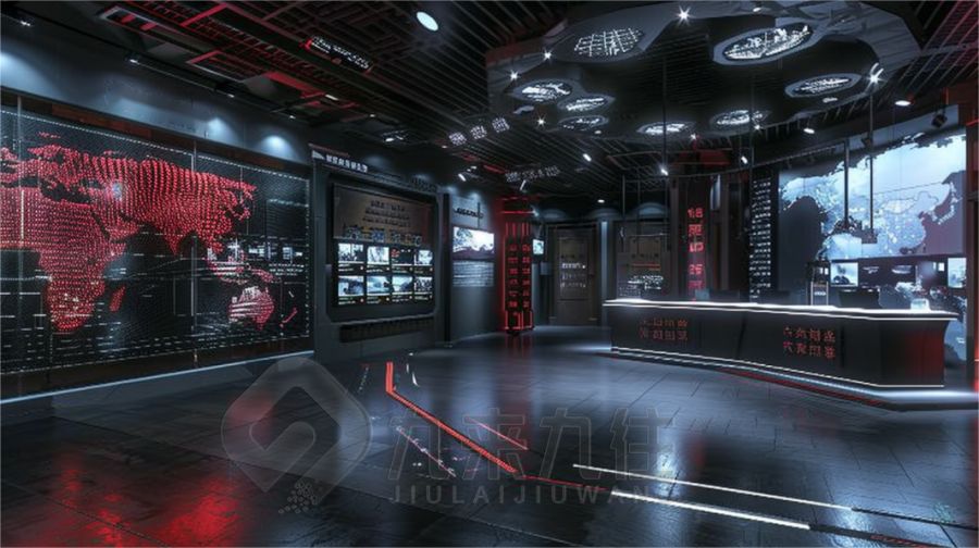 沉浸式國(guó)防宣教展廳設(shè)計(jì),高科技軍事展覽館建設(shè),智能國(guó)防教育展館設(shè)計(jì)公司