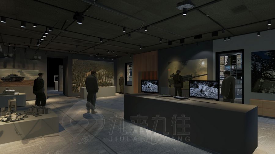 高科技國防博物館設計,環(huán)?，F(xiàn)代展廳建設方案,數(shù)字化國防展覽館施工