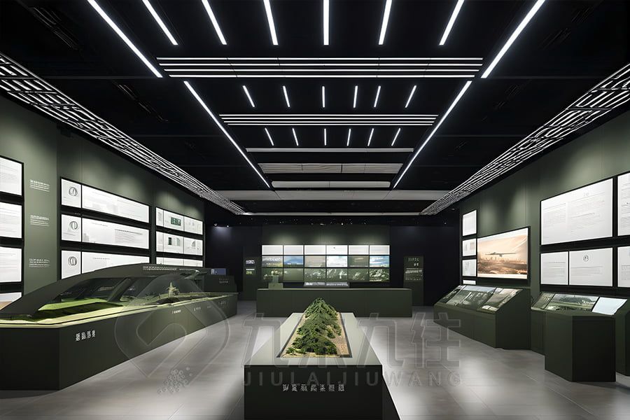人防展廳設計,數(shù)字化展示方案,智能多媒體展覽館建設