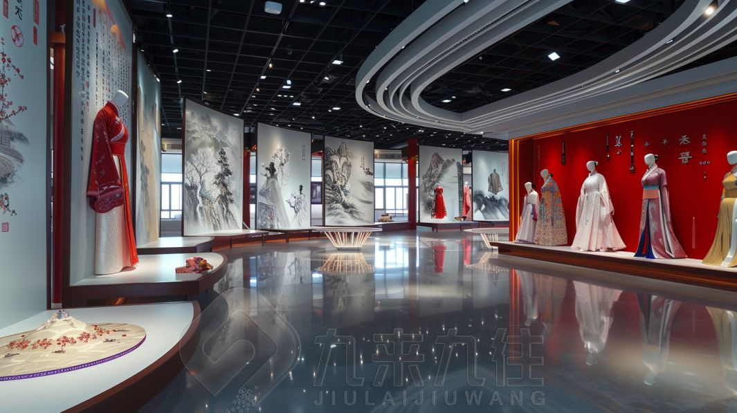 學(xué)校服裝展廳設(shè)計(jì)，美育美術(shù)展廳建設(shè)，虛擬仿真展廳設(shè)計(jì)方案