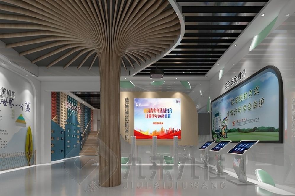 "法治教育展廳設(shè)計, 創(chuàng)意互動體驗(yàn), 現(xiàn)代化展示方