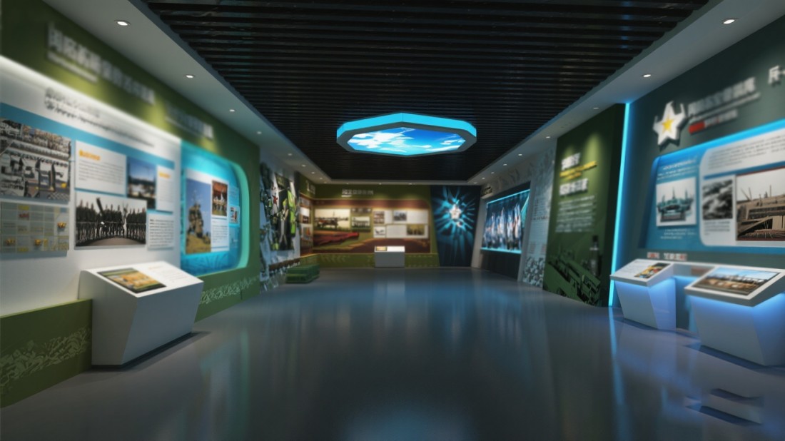 國防教育室展廳，國防教育研學(xué)基地