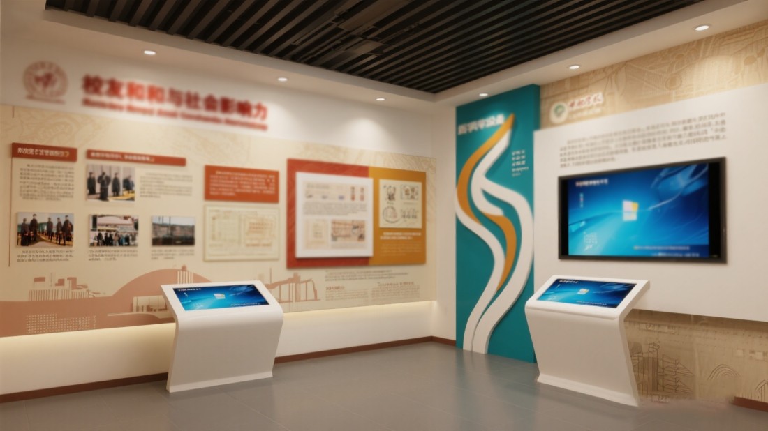 學(xué)校展覽館，學(xué)校展廳