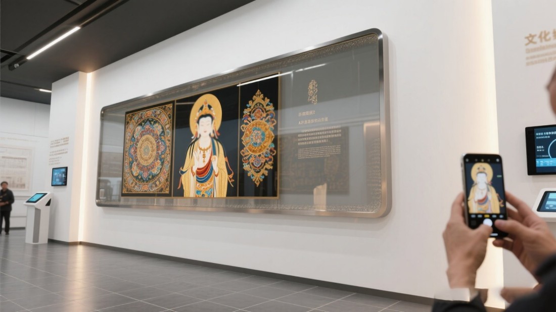 文化體驗(yàn)館，非遺文化展廳