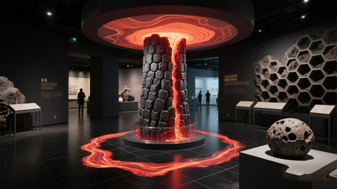 數(shù)字化化石展廳效果圖 數(shù)字化化石展廳效果圖